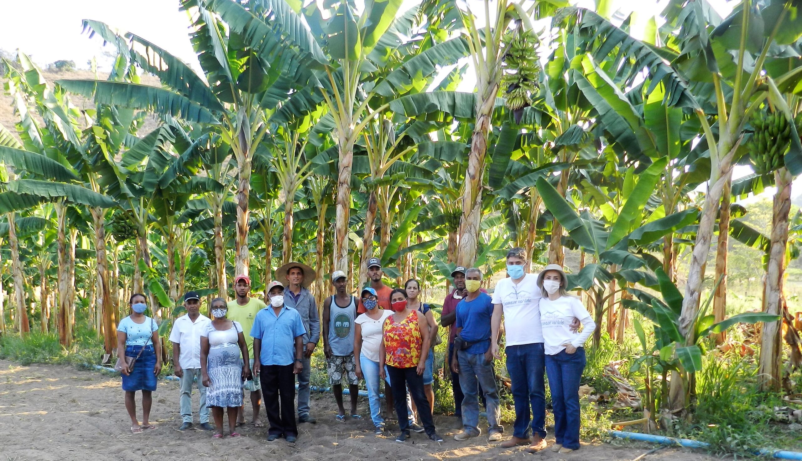 Equipe da Semear no Vale inicia etapa importante do Projeto do Campo à Mesa  junto a agricultores  familiares em Pedra Lanhada l neste final de semana